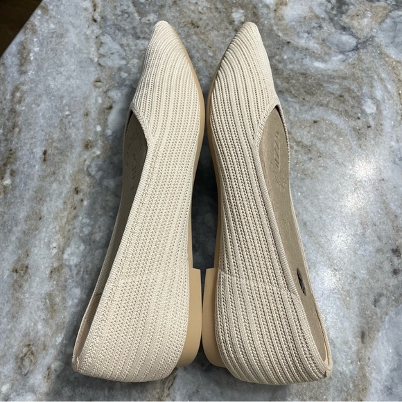 Vivaia Pointed-Toe Ballet Flats in Cream Ivory Women’s EU 41 - Picture 6 of 11